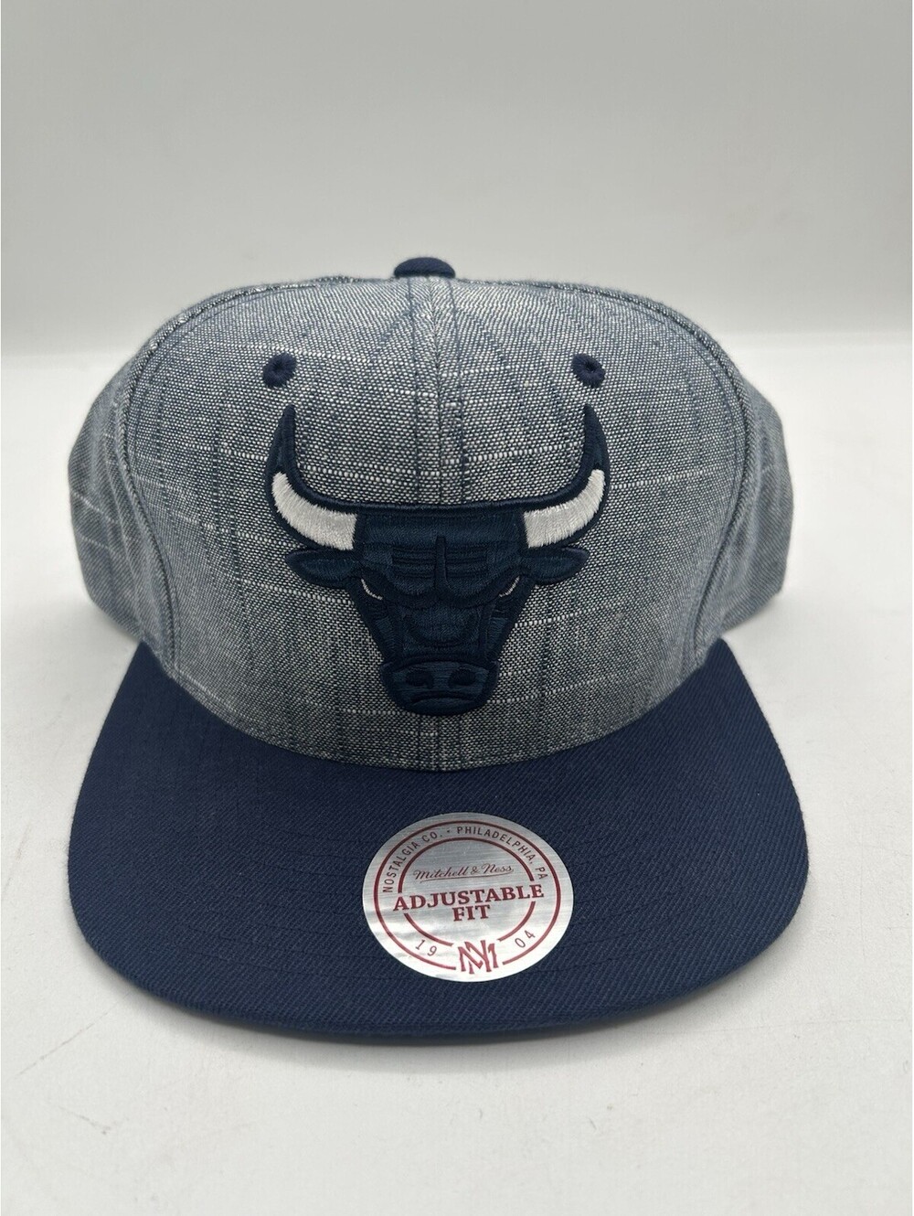 Chicago Bulls Hat Cap One Size Men's Mitchell & Ness Adjustable NBA MJ